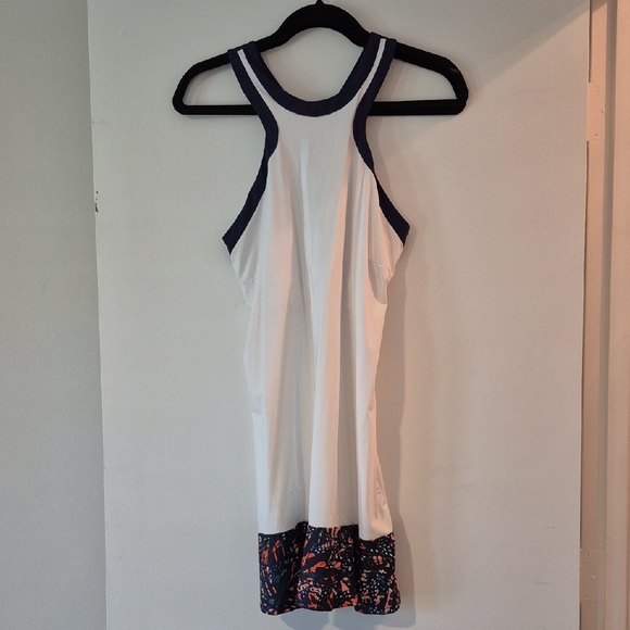 EleVen by Venus Williams White and Navy Tank Dress - Picture 1 of 2